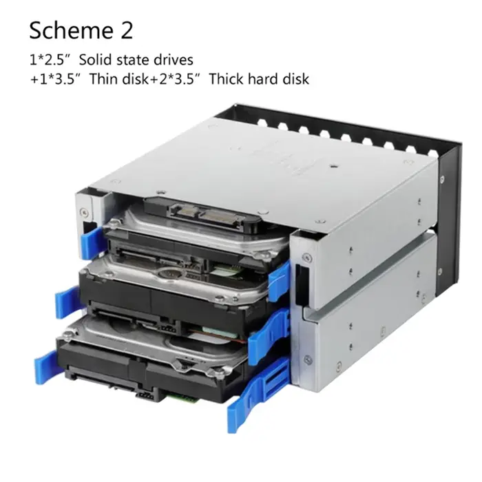 Cages de disque dur à 3 disques 3.5 à 5.25