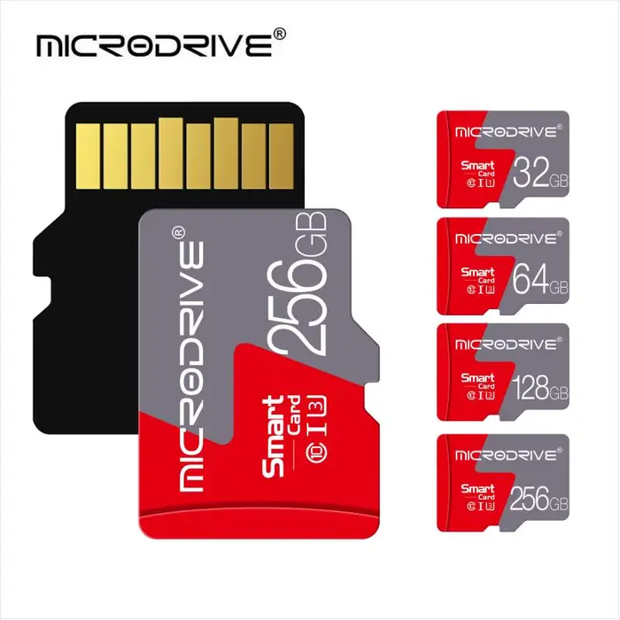 Carte mémoire micro TF SD C10 100% originale 1 Go 2 Go 4 Go 8 Go 16 Go 32 Go 64 Go 128 Go 256 Go