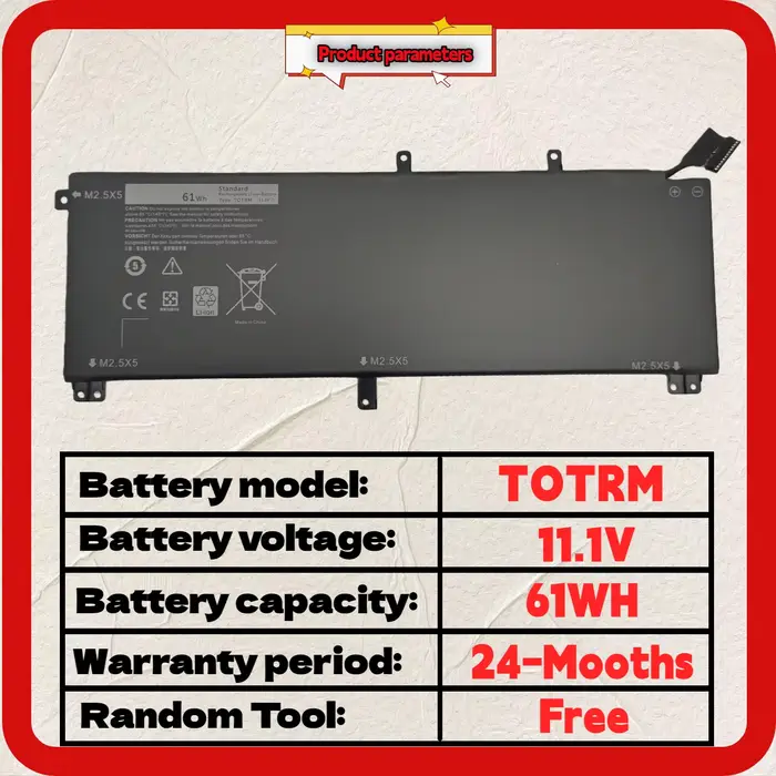 Vente en gros et au détail ❗ ❗ ❗   Batterie d'ordinateur portable TOTRM T0TRM pour Dell XPS 15 9530 