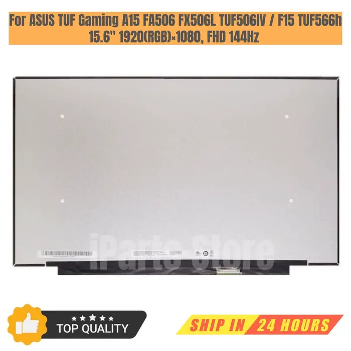 IParts remplacement nouvel affichage pour ASUS TUF Gaming A15 FA506 FX506L TUF506IV F15 TUF566h 144H