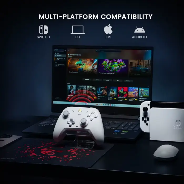 GameSir Cyclone Pro contrôleur de commutateur sans fil manette Bluetooth avec effet Hall pour Ninten