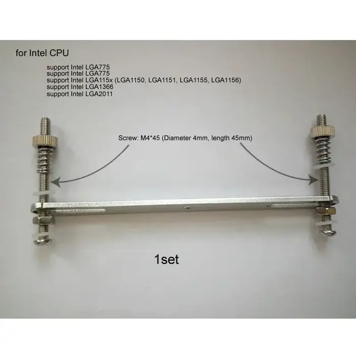 Bloc de refroidissement liquide en acier inoxydable pour CPU
