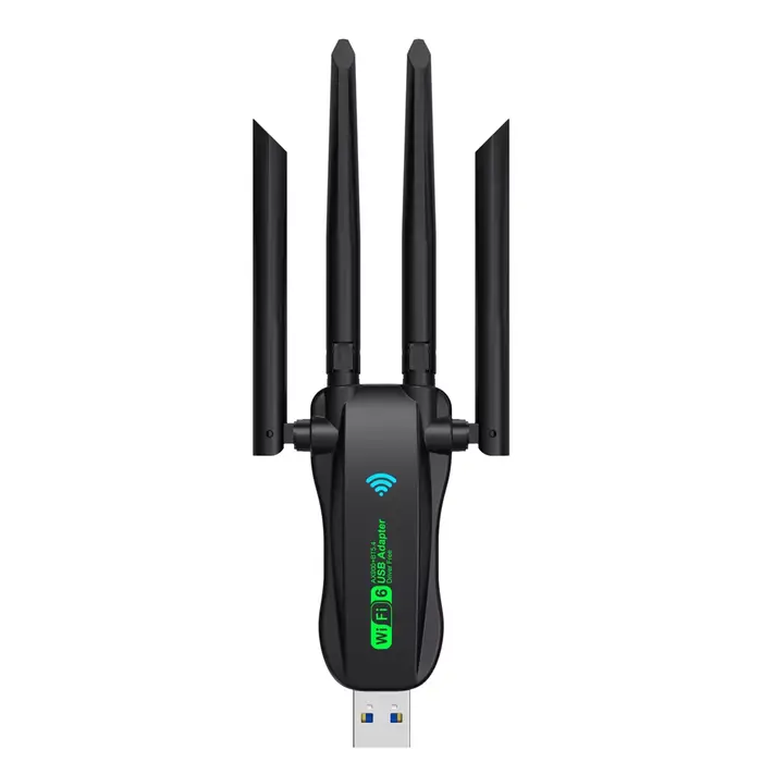 AX900 WiFi USB adaptateur WiFi6 Bluetooth 5.4 double bande 2.4G + 5.8Ghz 4 antenne Dongle USB récept