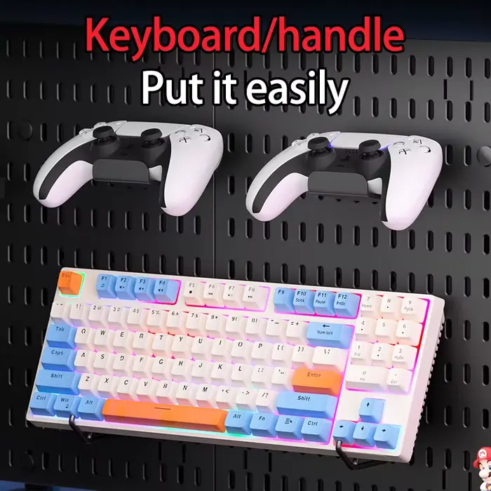 Support organisateur de bureau gaming en pegboard