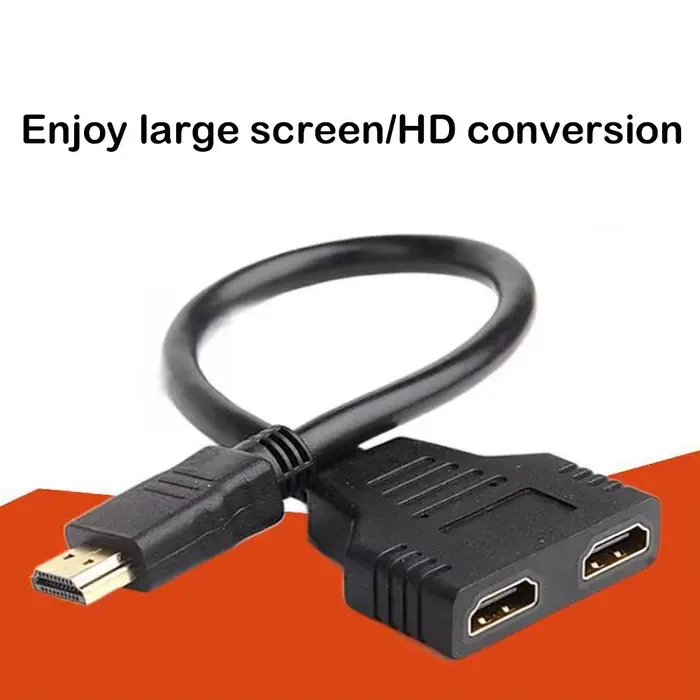 Répartiteur HDMI 1 entrée 2 sorties 4K pour deux moniteurs