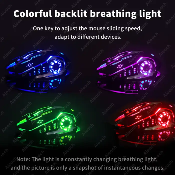 Souris de jeu sans fil Bluetooth 2.4g
