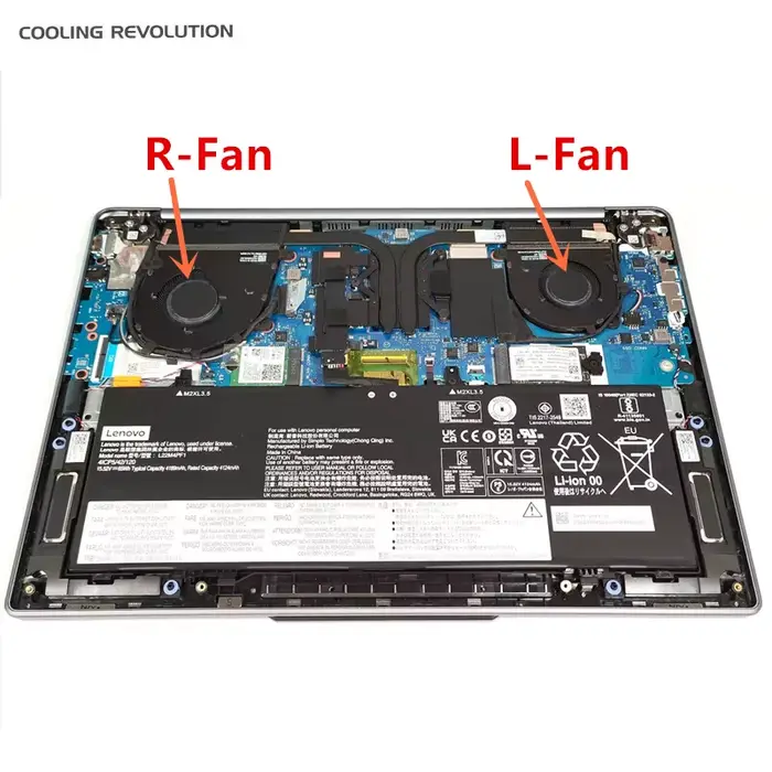 Ventilateur de refroidissement CPU GPU pour ordinateur portable
