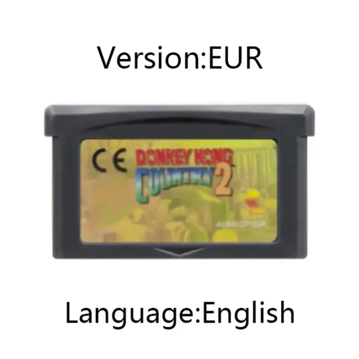 Cartouche de jeu vidéo Donkey Kong GBA 32 bits