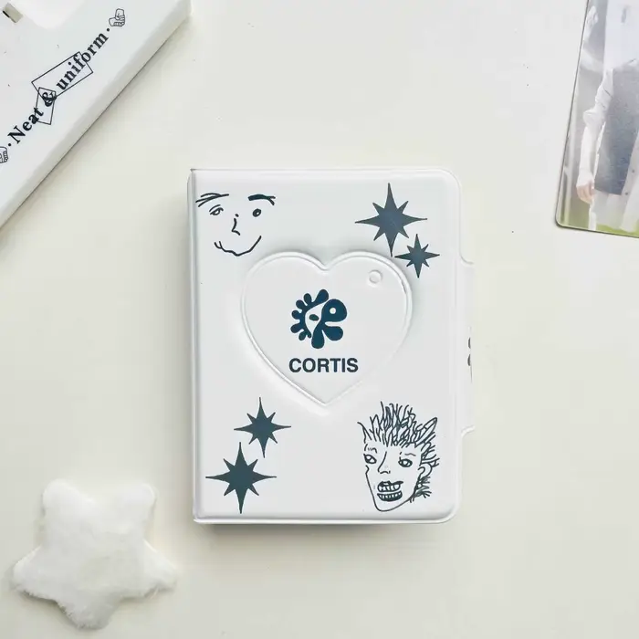 CORTIS 32 emplacements pour cartes, pochette de rangement pour cartes de cosplay, style INS de haute