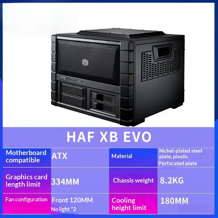 Boîtier d'ordinateur horizontal ATX, prend en charge une carte graphique de 334 mm et un refroidisse