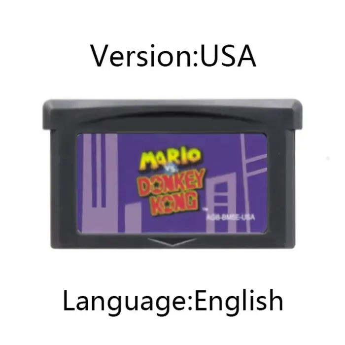 Cartouche de jeu vidéo GBA 32 bits