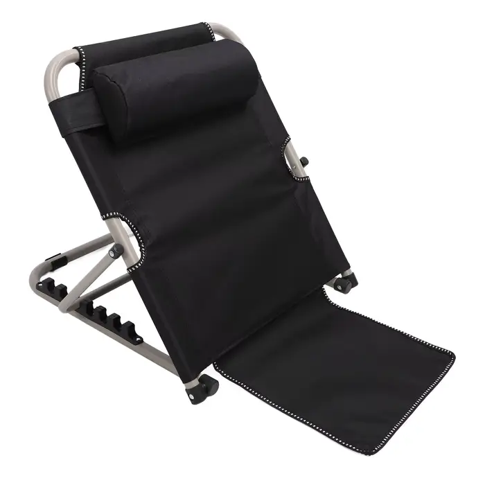 Chaise de sol multifonctionnelle avec dossier de lit relevable et support pour le cou