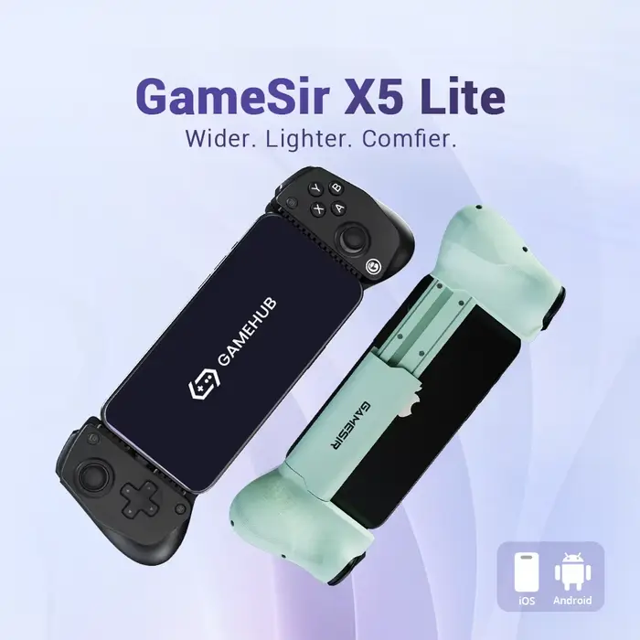 Nouvelle manette de jeu mobile Gamesir x5 lite pour Android et iOS