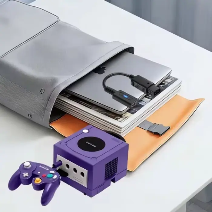 Câble d'alimentation USB C 45W PD de 12 cm pour console NGC