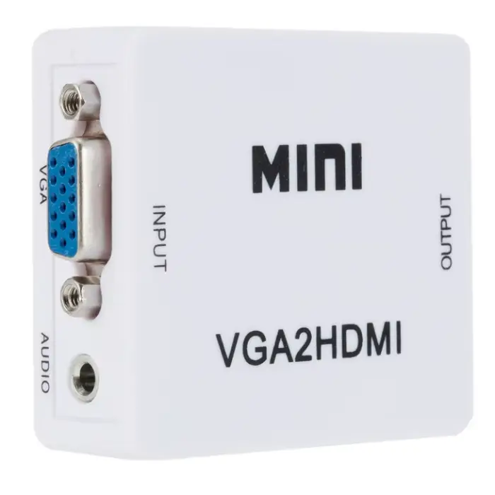Synchronization-Convertisseur vidéo portable compatible Mini VGA vers HDMI