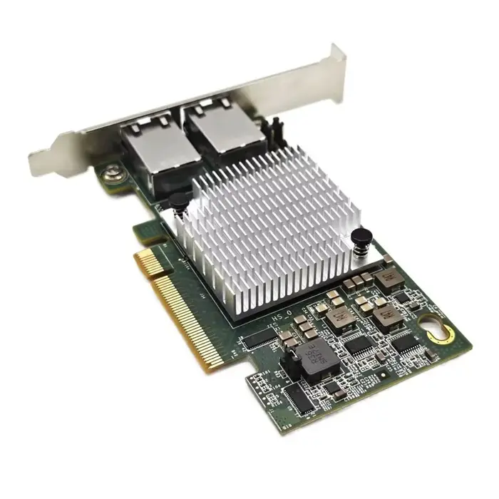 Carte réseau PCIE vers RJ45 10Gbps X540-T2, Gigabit Ethernet PCI, Double Port, adaptateur LAN Expres