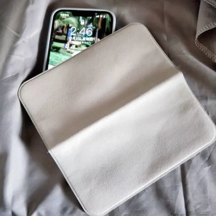 Nettoyeur d'écran en tissu de polissage Double daim