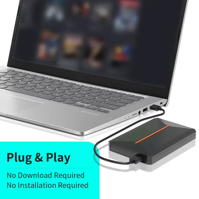 Hyper Base Lbox 500GB disque dur de jeu pour PS4/PS3/PS2/Wii/Wiiu/Gamecube/Saturn avec plus de 3700 jeux Plug & Play pour Win PC Launchbox