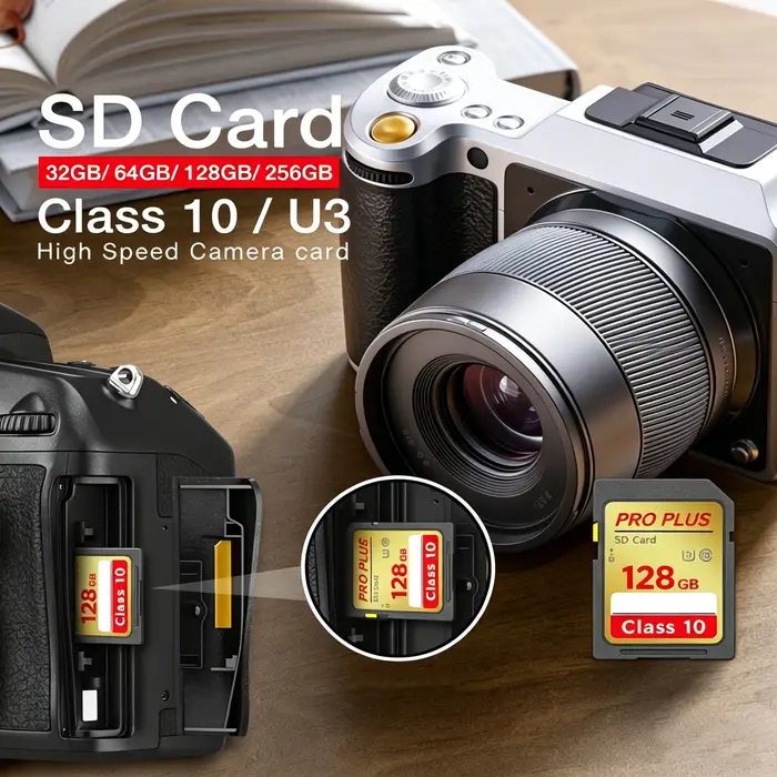 Carte SD haute vitesse classe 10 8 Go 16 Go 32 Go 64 Go 128 Go 256 Go