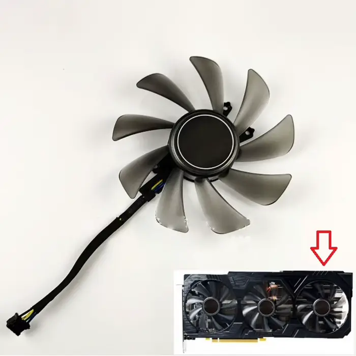 Ventilateur de refroidissement de carte graphique GALAX, 85mm, 4Pin, pour RTX2060 2070 2080 SUPER OC
