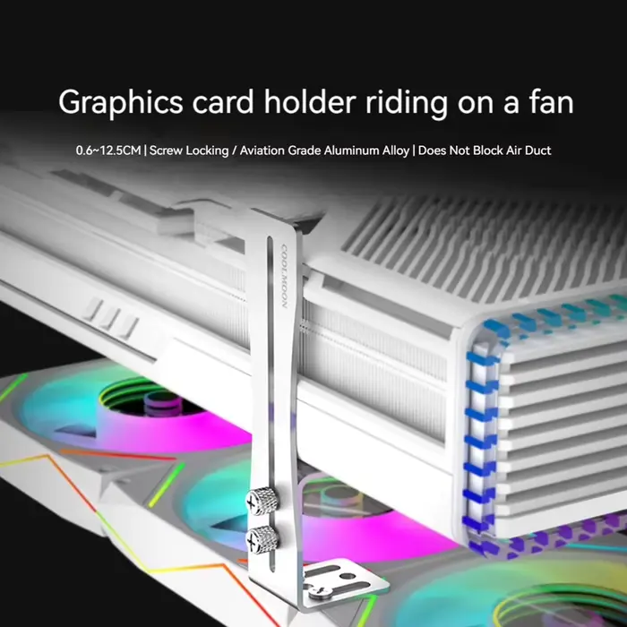 Support de carte graphique en aluminium, Support de prise GPU réglable, Support de carte vidéo, attelle de Support, accessoire de boîtier pour ordinateur de bureau