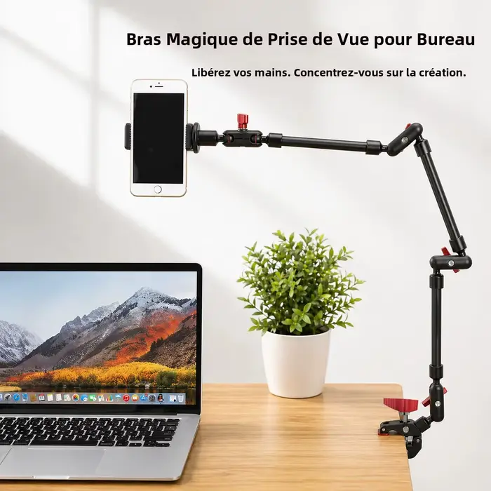 Bras magique de 22'' / 32' avec super pince