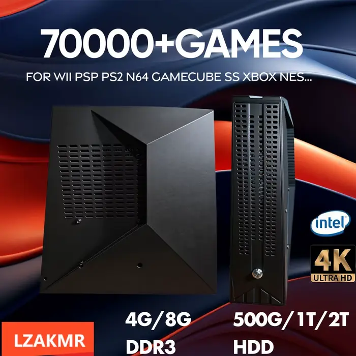 Console de jeu rétro G5 4K HD avec plus de 70 000 jeux