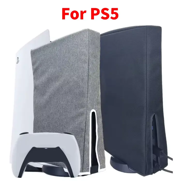 Housse de protection anti-poussière pour console de jeu PS5