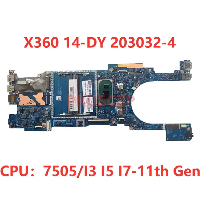 Carte mère pour ordinateur portable HP 14-DY 203032-1 203032-2 203032-3 203032-4