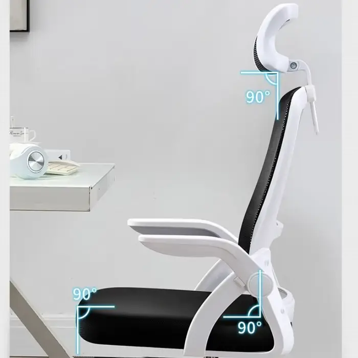 Chaise de bureau ergonomique à roulettes
