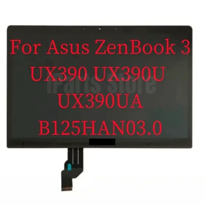IParts remplacement nouvel écran complet pour Asus ZenBook 3 UX390 UX390U UX390UA UX390UAK B125HAN03.0 12.5 pouces