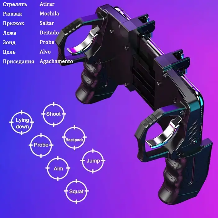 PUBG contrôleur contrôle pour téléphone manette de jeu Joystick Android iPhone déclencheur gratuit feu Mobile jeu Pad