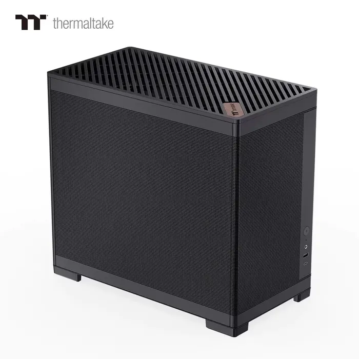 Boîtier de PC Mini M-ATX ITX, châssis compact pour ordinateur de bureau, prend en charge l'alimentat