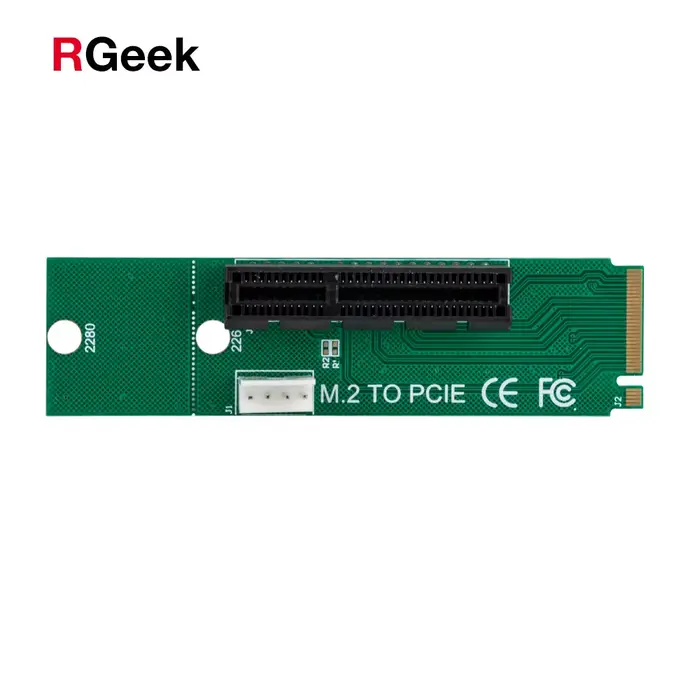 Adaptateur de carte Riser M2 M.2 vers PCI-E 4x 1x