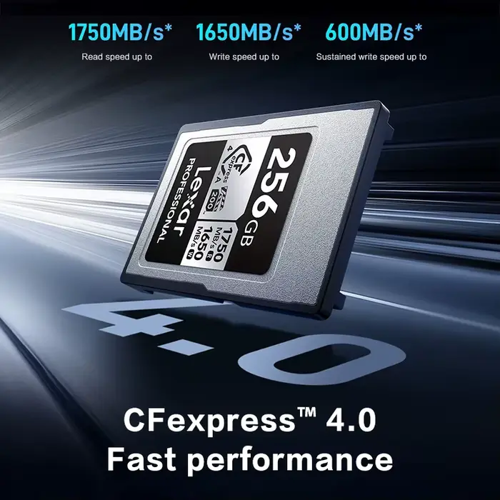 Lexar professionnel argent CFexpress 4.0 Type A carte 2 to 1 to 512GB 256GB VPG200