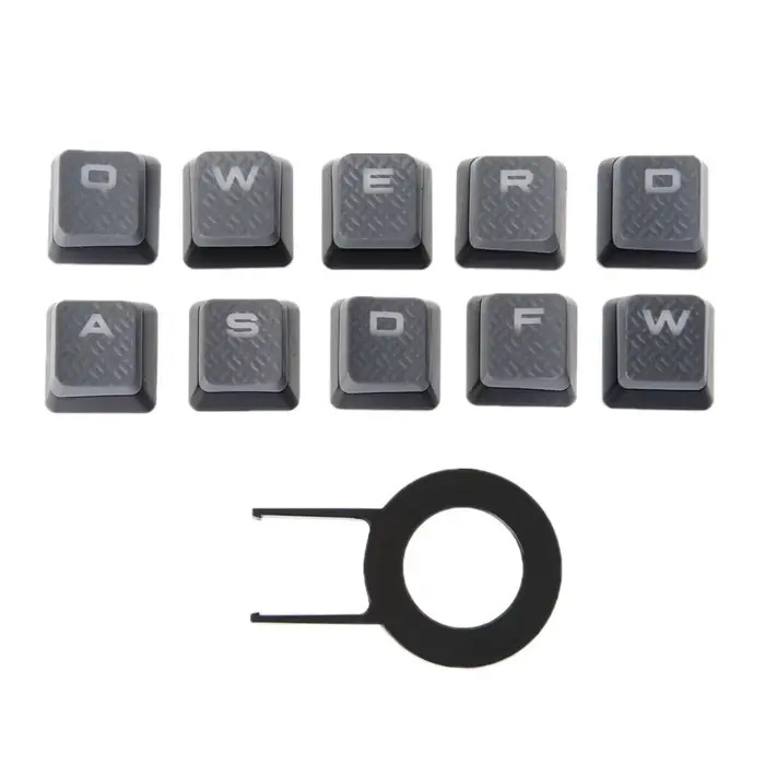 Jeu de capuchons de touches RGB personnalisables, 10 pièces, pour claviers mécaniques de jeu Corsair