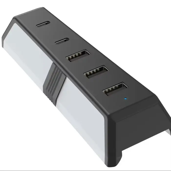 Hub USB 5-en-1 pour console PS5 Pro, adaptateur d'extension USB 3.1 haute vitesse, accessoires de je
