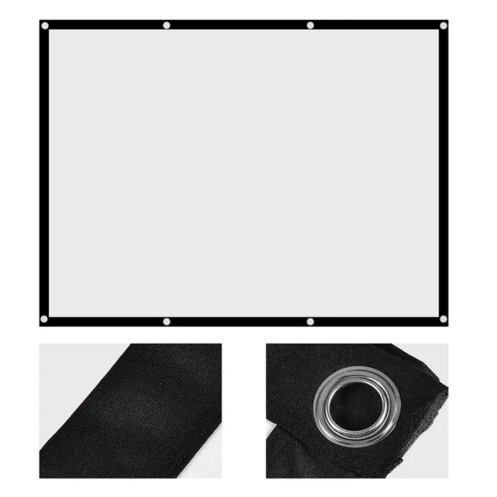Écran de Projection blanc pliable et Portable universel