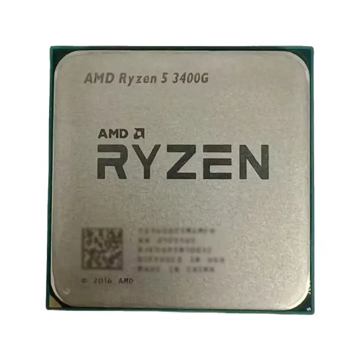 Processeur de bureau AMD Ryzen 5 3400G AM4 (puce détachée) avec graphismes intégrés