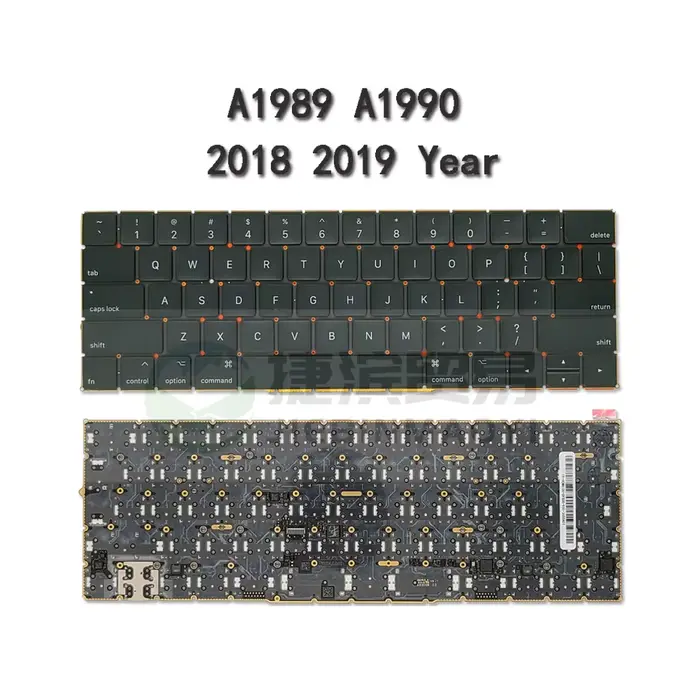 Nouveau clavier de remplacement pour ordinateur portable A1706 A1707 A1708 A1989 A1990