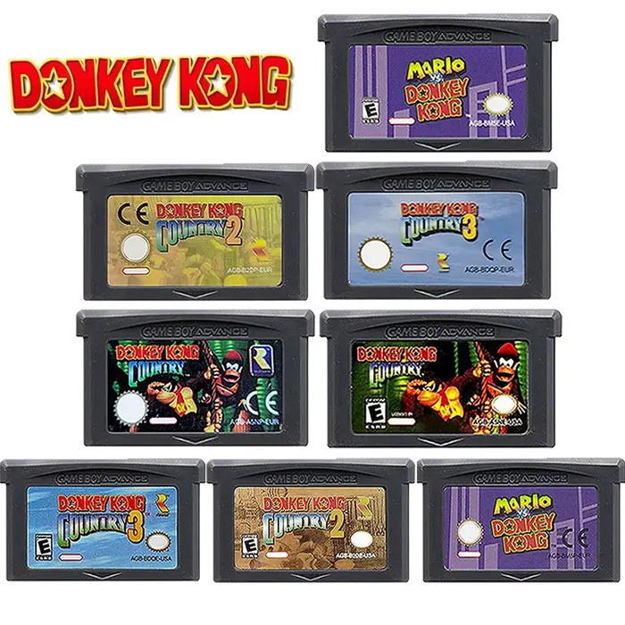 Cartouche de jeu vidéo GBA 32 bits
