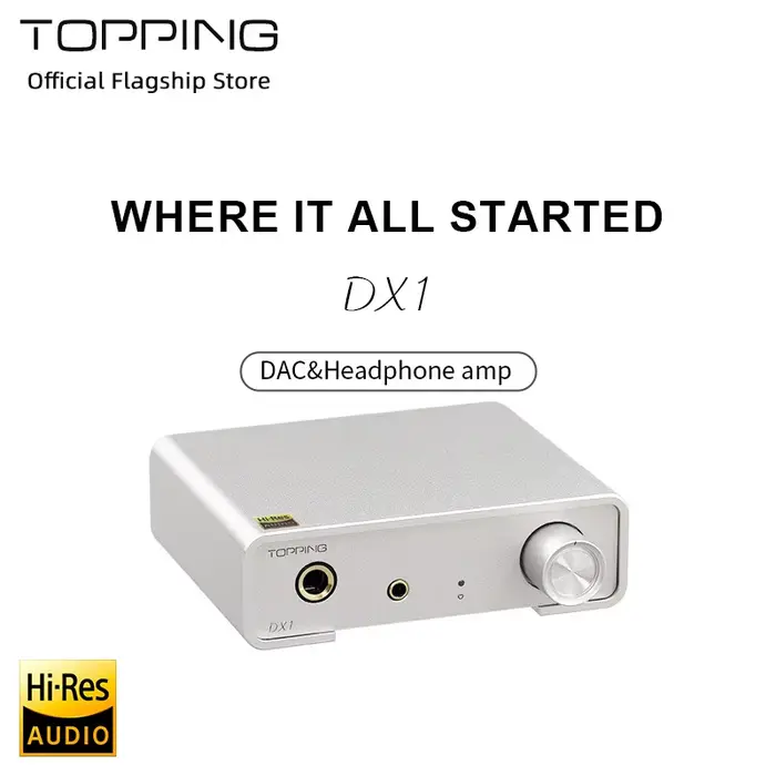 TOPPING DX1-Amplificateur de casque pour notaires, machine intégrée AK4493S, DSDMatte
