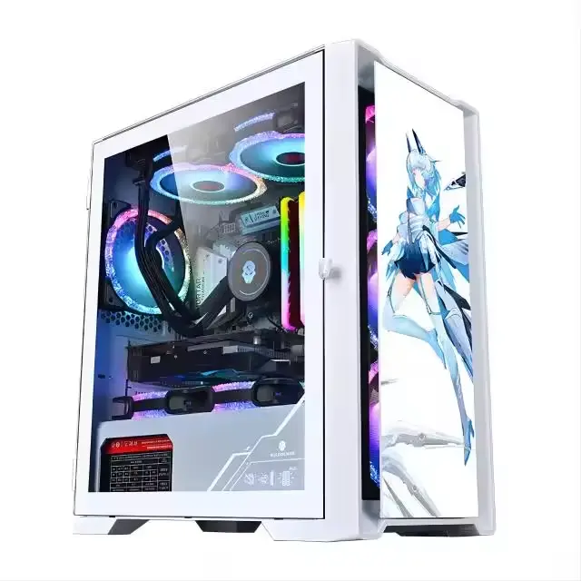 PC Gamer AOTESIER avec processeur Core i7, 8 Go/16 Go de RAM, SSD 256 Go, carte graphique HD4600, pa