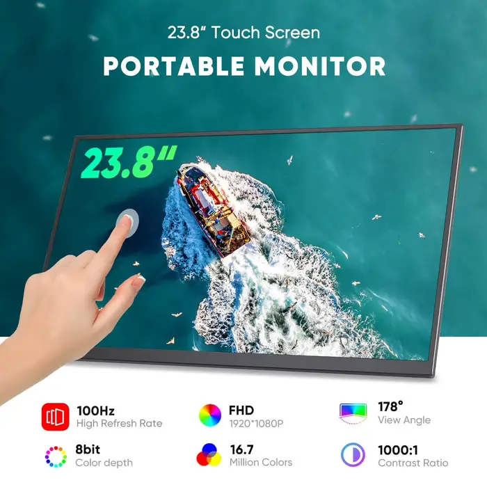 Écran tactile IPS 23.8 pouces