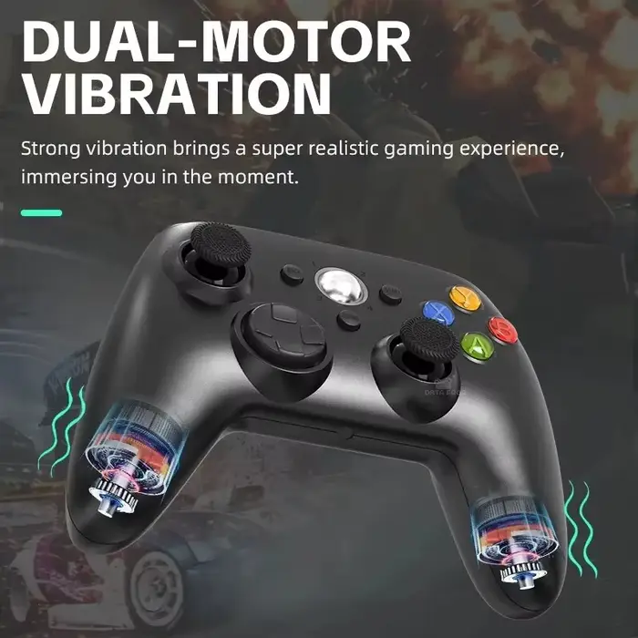 Manette de jeu sans fil et filaire USB