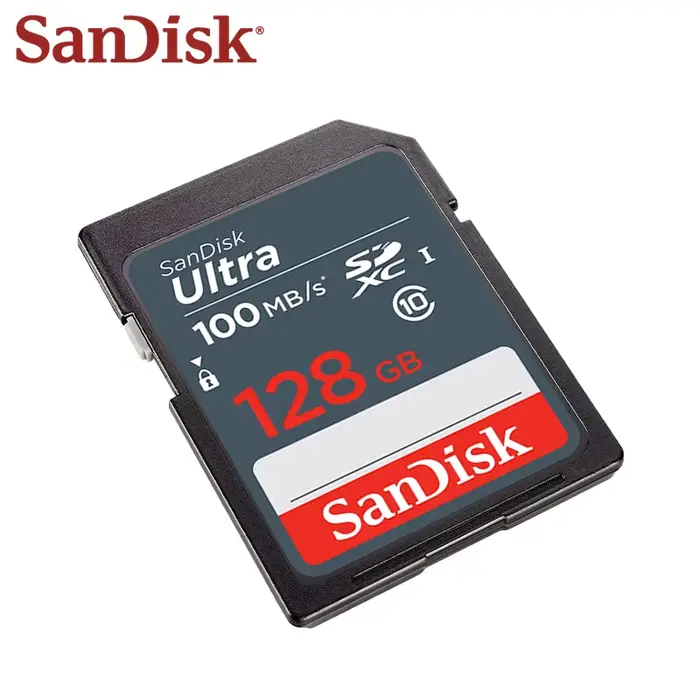 Carte Ultra SD SanDisk C10 carte SDXC/SDHC 16GB 32GB 64GB 128GB 256GB carte mémoire Flash haute vitesse 100 mo/s pour appareil photo numérique