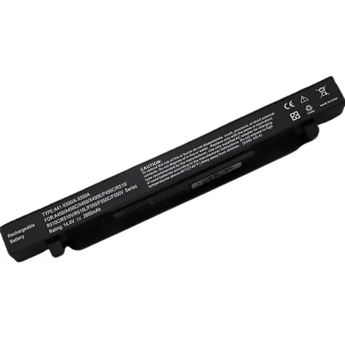 Batterie d'ordinateur portable 2.20AH A41-X550A pour Asus X550 A41-X550 X550J A550 A550J F550 F552 K550 K450 P450 P550 R409 R510 X452 A450C R510V