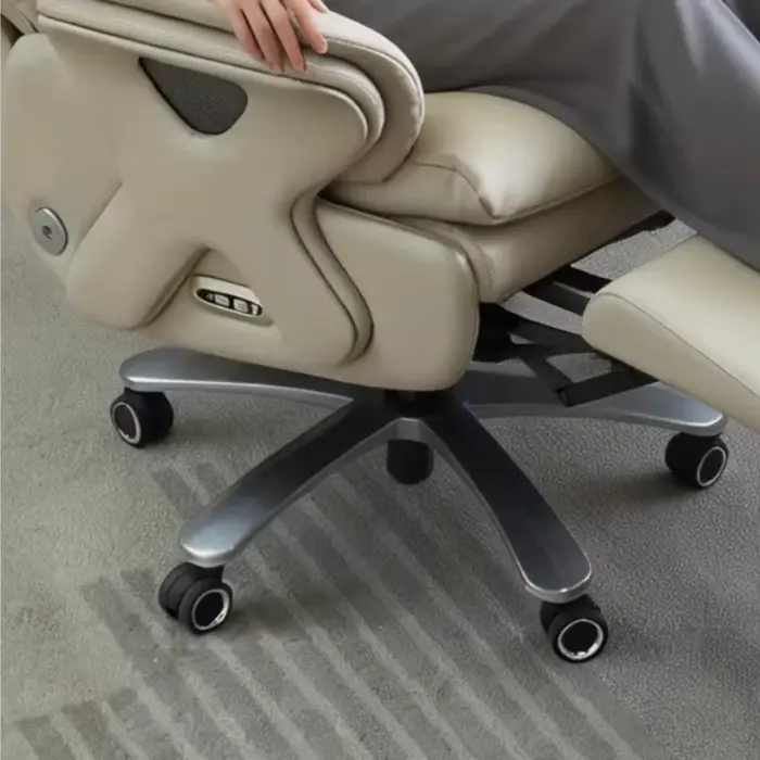 Fauteuil de bureau inclinable électrique avec grand dossier