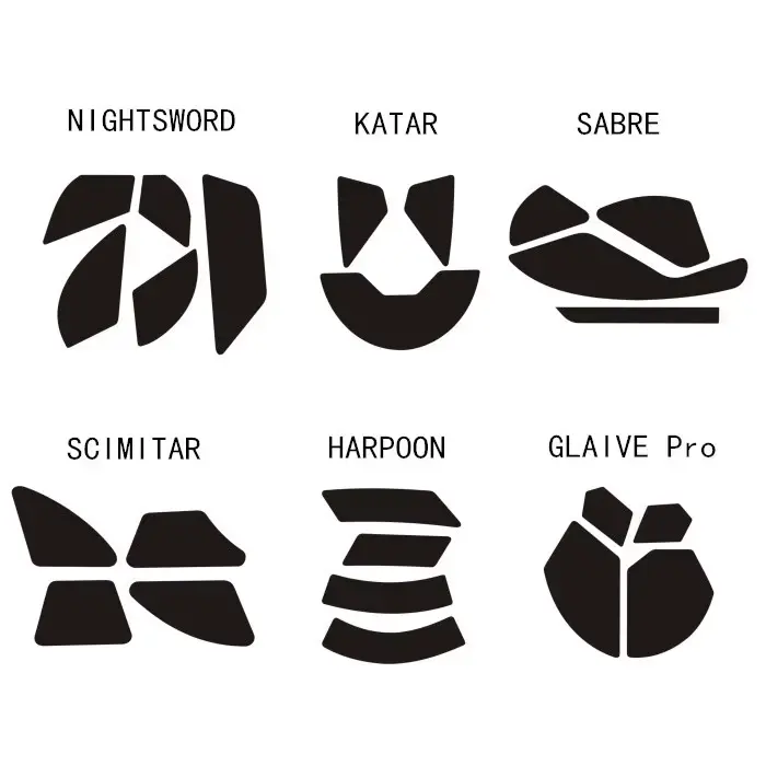 Patins de pieds de souris pour Corsair NIGHTSWORD, 2 ensembles par paquet