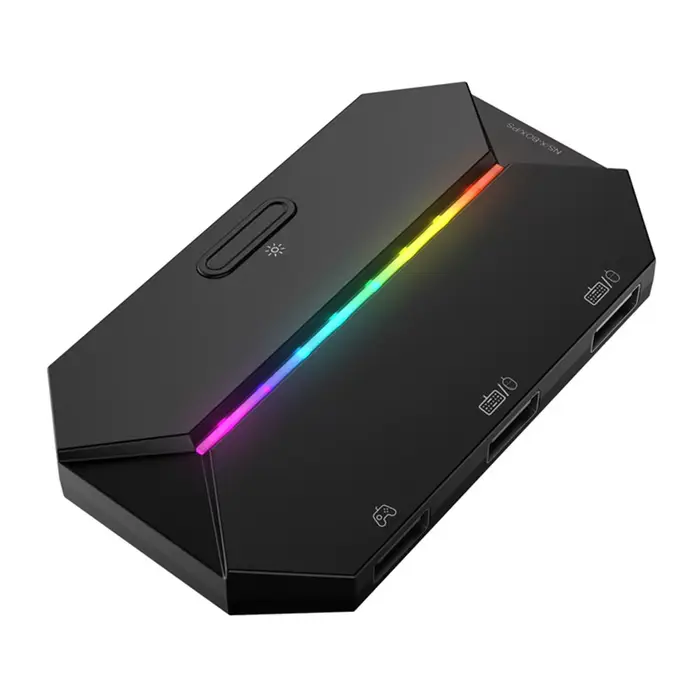 Convertisseur de clavier et souris de jeu G6L, adaptateur de contrôleur mobile filaire portable pour